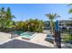 Backyard pool and spa with waterfront access and lounge seating at 514 Riviera Dr, Tampa, FL 33606