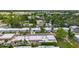 Overhead shot of a clean neighborhood with lots of mature trees and a sense of community at 602 Mindy Dr, Largo, FL 33771