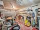 Spacious garage with ample storage and workspace, ideal for projects and organization at 602 Mindy Dr, Largo, FL 33771