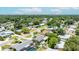 A suburban neighborhood seen from above, featuring tree-lined streets and a mix of single-Gathering homes with vibrant greenery at 6875 11Th N Ave, St Petersburg, FL 33710