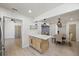 Bright kitchen offers great flow into the living and dining spaces at 6875 11Th N Ave, St Petersburg, FL 33710