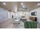 Spacious living room with wood floors offers open concept living at 6875 11Th N Ave, St Petersburg, FL 33710