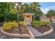 Community mail kiosk surrounded by manicured landscaping and lush greenery at 7246 Gaberia Rd, New Port Richey, FL 34655