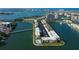 Waterfront condo with a beautiful swimming pool, boat docks and water views of the city at 7465 Bay Island S Dr # 213, South Pasadena, FL 33707