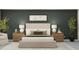 Relaxing main bedroom with a neutral palette, complemented by stylish lighting and comfortable furnishings at 9376 Gladsome Dr, Land O Lakes, FL 34637