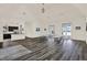Spacious clubhouse with kitchen, tables and chairs, and French doors at 1015 7Th Nw Ave, Ruskin, FL 33570