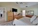 Spacious main bedroom with view of the bathroom, plenty of space, and closet at 1201 Peridot Ln, Sun City Center, FL 33573