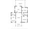 Detailed floor plan showcasing the layout of the home, including room dimensions and features at 1408 Michigan Ave, Palm Harbor, FL 34683