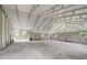 An interior shot of the building with a concrete slab foundation showing the construction of the building at 1931 Jaudon Rd, Dover, FL 33527