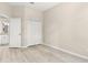 Well-lit bedroom with an ensuite bathroom and closet, enhancing privacy at 3023 Minuteman Ln, Brandon, FL 33511