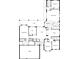 Floor plan exhibiting the layout of the home, including bedrooms, kitchen, and garage at 3023 Minuteman Ln, Brandon, FL 33511