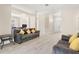 Spacious living room with hardwood floors and neutral walls at 3023 Minuteman Ln, Brandon, FL 33511
