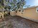 Side yard with partial fence and home at 3762 18Th S Ter, St Petersburg, FL 33711