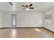 Expansive bonus room showcases tile flooring, neutral paint, and plenty of natural light at 3929 Cochise Ter, Sarasota, FL 34233