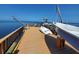 Waterfront boat dock with boat crane for easy access to the water at 5025 Westshore Dr, New Port Richey, FL 34652