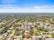 Aerial view of the neighborhood showcasing the charming property nestled among lush greenery at 603 Royal Crest Dr, Brandon, FL 33511