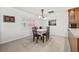 Bright dining room with a large window, chandelier, and space for a dining table set at 603 Royal Crest Dr, Brandon, FL 33511
