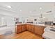 Open floor plan with a view of the kitchen and living spaces in this house at 603 Royal Crest Dr, Brandon, FL 33511