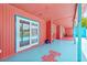 Spacious outdoor patio adjacent to the swimming pool at 603 Royal Crest Dr, Brandon, FL 33511