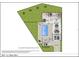 Detailed floor plan showcases a luxurious home with a pool, spacious living area, and multi-car garage at 8421 Ivy Stark Blvd, Wesley Chapel, FL 33545