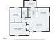 A detailed floor plan illustrating the layout, dimensions, and relationships between rooms in the home at 8828 Jasmine Blvd, Port Richey, FL 34668