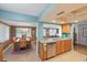 Inviting kitchen open to dining area featuring stainless steel appliances and plenty of cabinet space at 9690 41St N St # 0, Pinellas Park, FL 33782