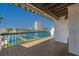Enjoy breathtaking waterfront views from this spacious balcony overlooking the serene canal at 101 Marina Del Rey Ct, Clearwater, FL 33767