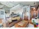 Bright and open living room with industrial style accents including an open kitchen at 101 N 12Th St # 400, Tampa, FL 33602