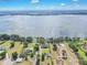 An aerial view of the houses near the lake, showcasing the location at 11921 Fort King Hwy, Thonotosassa, FL 33592