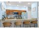 Modern kitchen with stainless steel appliances and granite countertops at 1271 Drew St, Clearwater, FL 33755