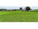 Expansive green field with house and outbuildings in the distance creates a tranquil, rural setting at 14409 Curley Rd, Dade City, FL 33525