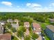 Beautiful aerial view of homes near the golf course at 1570 Marinella Dr, Palm Harbor, FL 34683