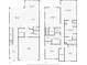 Detailed floor plan showing layout of rooms, dimensions, and locations of closets and stairs at 1570 Marinella Dr, Palm Harbor, FL 34683