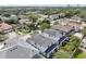 A high-angle view of residences with manicured yards and neat landscaping in a well-planned community at 307 S Arrawana Ave # 100, Tampa, FL 33609