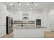 Stylish kitchen with stainless steel appliances, granite countertops, an island, and pendant lighting at 307 S Arrawana Ave # 100, Tampa, FL 33609
