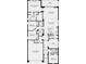 Detailed floor plan showcasing the layout of this home, with primary suite, kitchen and flex space at 3404 Lumber Falls Dr, Plant City, FL 33565