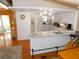 Kitchen featuring a breakfast bar and appliances at 36901 Tara Ave, Zephyrhills, FL 33542