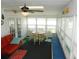 Relaxing sunroom with plenty of light, charming furniture, and access to outside at 36901 Tara Ave, Zephyrhills, FL 33542