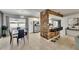 Stylish dining area adjacent to the kitchen, featuring a modern table and comfortable seating for a warm and inviting space at 4710 Travertine Dr, Tampa, FL 33615