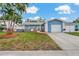 Charming blue single-story home with a well-manicured front yard and inviting curb appeal at 6471 109Th N Ter, Pinellas Park, FL 33782