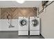 Clean and organized laundry room with modern washer and dryer at 6471 109Th N Ter, Pinellas Park, FL 33782