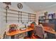 This home office offers lots of shelving and desk space, great for working or studying from home at 8916 Southbay Dr, Tampa, FL 33615