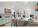 Modern kitchen with breakfast bar, new appliances and stylish decor at 1003 W Indiana Ave, Tampa, FL 33603