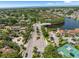 Aerial view of Gallery at Bayfort community showcasing lush landscaping and water views at 10511 Waterview Ct # 10511, Tampa, FL 33615