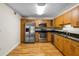 Modern kitchen featuring stainless steel appliances and ample cabinet space at 10511 Waterview Ct # 10511, Tampa, FL 33615