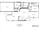 Detailed floor plan showcasing the layout of the bedrooms, bathrooms, and living spaces at 11741 Teapot Ct, Spring Hill, FL 34609