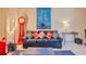 Comfortable living room featuring nautical themed decor and stylish furnishings at 1230 S Missouri Ave # 704, Clearwater, FL 33756