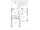 Detailed first-floor plan showcasing the layout of the Gathering room, kitchen, dining area, and garage at 1246 Ocean Reef Rd, Wesley Chapel, FL 33544
