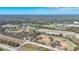 An aerial view of athletic fields, showcasing baseball diamonds, soccer fields and more at 15922 Fishhawk Creek Ln, Lithia, FL 33547