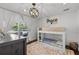 Bright bedroom featuring a bunk bed, a soft rug, and a large window for natural light at 16315 Lonely Ln, Odessa, FL 33556